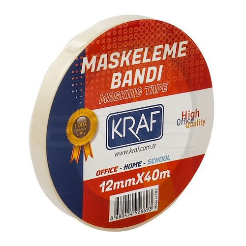 Kraf Maskeleme Bandı 12mmx40mt