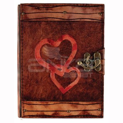 Krafton Deri Defter Büyük Boy Heart to Heart 64201-4