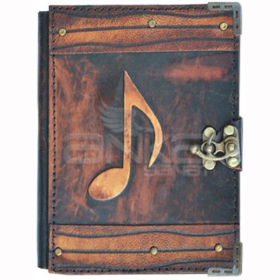 Krafton Deri Defter Küçük Boy Müzik 64215-1