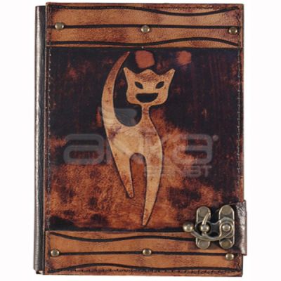 Krafton Deri Defter Orta Boy Geveze Kedi 64214-4