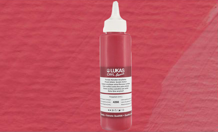 Lukas Liquid Akrilik Boya Seri 1 250ml Alizarin Crimson - Alizarin Crimson