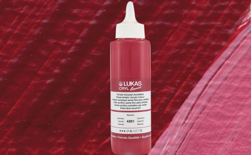 Lukas Liquid Akrilik Boya Seri 2 Carmine 250ml - Carmine