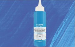 Lukas - Lukas Liquid Akrilik Boya Seri 1 Cyan Mavi-Primer 250ml