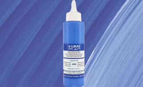 Lukas Liquid Akrilik Boya Seri 1 Ultramarin Açık 250ml - Ultramarin Açık