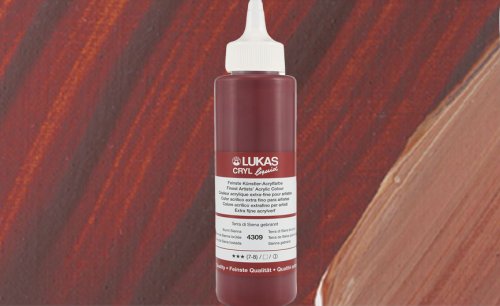 Lukas Liquid Akrilik Boya Seri 1 Yanık Sienna 250ml - Yanık Sienna