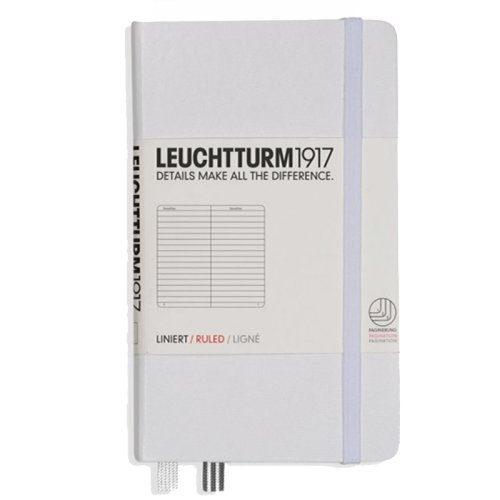 Leuchtturm1917 Çizgili Not Defteri Beyaz 80g A6