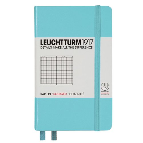 Leuchtturm1917 Kareli Not Defteri Turkuaz 80g A6