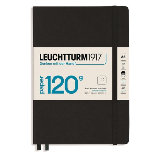 Leuchtturm1917 Edition Eskiz Not Defteri Siyah 120g A5