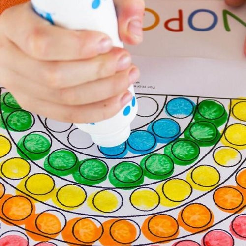 Lino Dot Markers Yıkanabilir Marker Kalem Seti 6lı