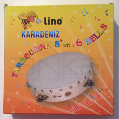 Lino Tamburin 8inch Derili 6 Zilli