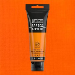 Liquitex - Liquitex Basics Akrilik Boya 118ml Cadmium Orange Hue 720