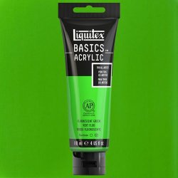 Liquitex - Liquitex Basics Akrilik Boya 118ml Fluorescent Green 985