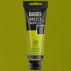 Liquitex - Liquitex Basics Akrilik Boya 118ml Light Olive Green 218