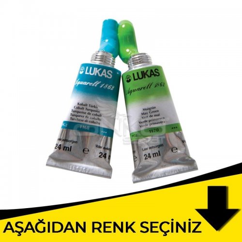 Lukas Aquarell 1862 Artist 24ml Sulu Boya 24ml Sarı Tonlar