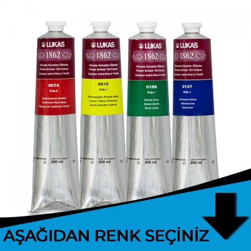 Lukas 1862 Yağlı Boya 37ml Mavi Tonlar