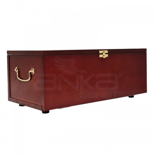 Lukas 1862 Yağlı Boya Oil Wooden Chest Ahşap Kutu 45 Parça 6001