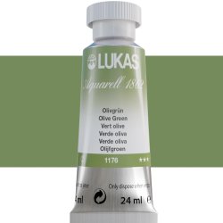 Lukas - Lukas Aquarell 1862 Artist 24ml Sulu Boya 1176 Olive Green Seri 2