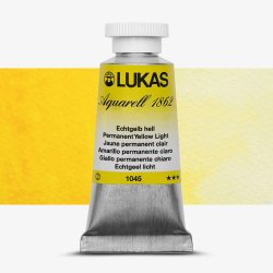 Lukas - Lukas Aquarell 1862 Artist 24ml Sulu Boya 1045 Permanent Yellow Liht Seri 2