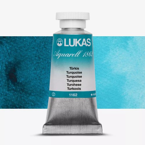 Lukas Aquarell 1862 Artist 24ml Sulu Boya 1162 Turquoise Seri 2