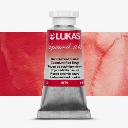 Lukas - Lukas Aquarell 1862 Artist 24ml Sulu Boya Seri 3 1074 Cadmium Red