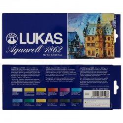 Lukas - Lukas Aquarell 1862 Artist Sulu Boya 12x10ml 6727 (1)