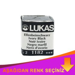 Lukas - Lukas Aquarell 1862 Artist Yarım Tablet Sulu Boya İndirimli Renkler