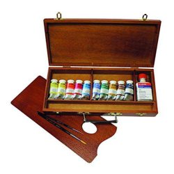 Lukas Aquarell 1862 Profesyonel Sulu Boya Ahşap Kutu 10x24ml 6153 - Thumbnail