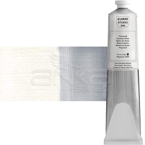 Lukas Studio Yağlı Boya 200ml 208 Titanium White - 208 Titanium White