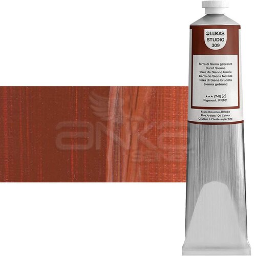 Lukas Studio Yağlı Boya 200ml 309 Burnt Sienna - 309 Burnt Sienna