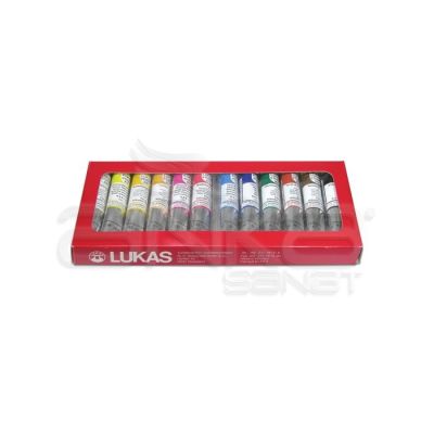 Lukas Su Bazlı Linol Baskı Boyası Kutulu Takım 12li 20ml