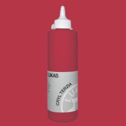 Lukas - Lukas Terzia 500ml Akrilik Boya 4874 Cadmium Red Deep Hue