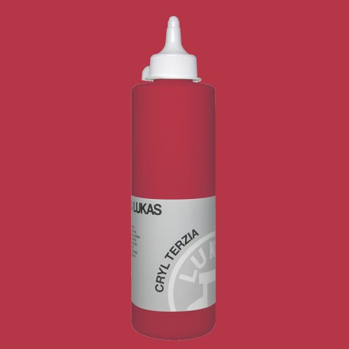 Lukas Terzia 500ml Akrilik Boya 4874 Cadmium Red Deep Hue - 4874 Cadmium Red Deep Hue