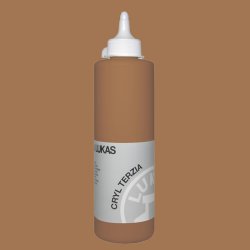 Lukas - Lukas Terzia 500ml Akrilik Boya No:4892 Raw Sienna