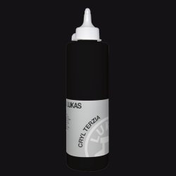 Lukas - Lukas Terzia 500ml Akrilik Boya 4982 Ivory Black