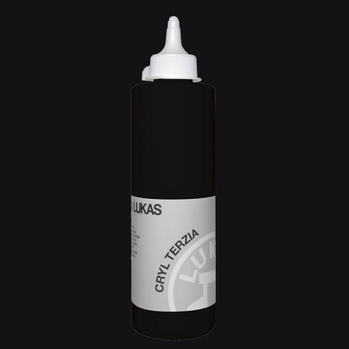 Lukas Terzia 500ml Akrilik Boya 4982 Ivory Black - 4982 Ivory Black