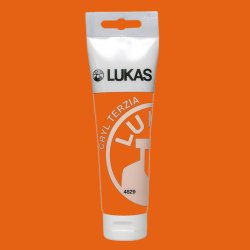 Lukas - Lukas Terzia Akrilik Boya 125ml No:4829 Cadmium Orange Hue