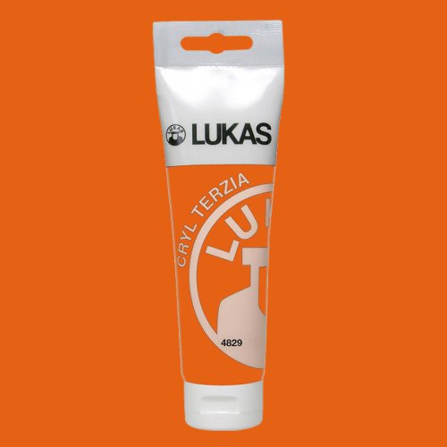 Lukas Terzia Akrilik Boya 125ml 4829 Cadmium Orange Hue - 4829 Cadmium Orange Hue