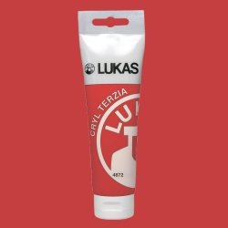 Lukas - Lukas Terzia Akrilik Boya 125ml No:4872 Cadmium Red Light