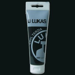 Lukas - Lukas Terzia Akrilik Boya 125ml No:4982 Ivory Black