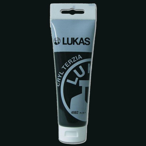 Lukas Terzia Akrilik Boya 125ml No:4982 Ivory Black