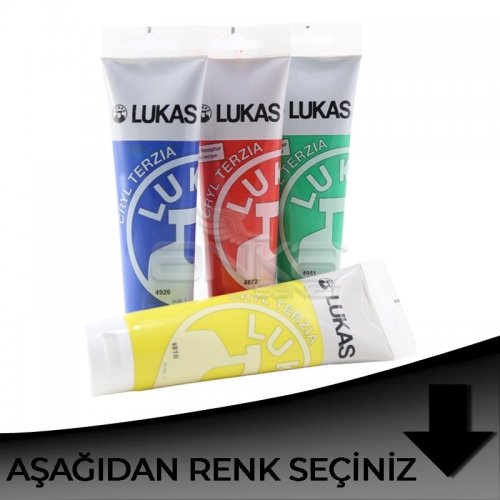 Lukas Terzia Akrilik Boya 125ml Siyah Tonlar