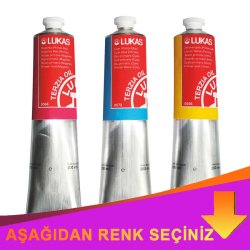 Lukas - Lukas Terzia Yağlı Boya 200ml Kırmızı Tonlar