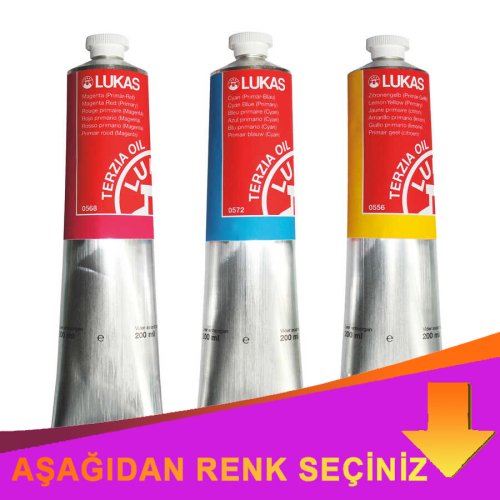 Lukas Terzia Yağlı Boya 200ml Kırmızı Tonlar