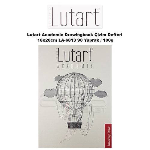 Lutart Academie Drawingbook Çizim Defteri 18x26cm LA-6813 90 Yaprak / 100g