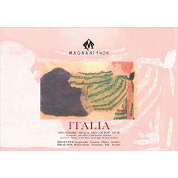 Magnani1404 ITALIA Cold Pressed CottonAkrilik ve Sulu Boya Blokları 300g 20 Yaprak - Thumbnail