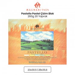 Magnani1404 - Magnani1404 PASTELLO Pastel Çizim Blok 260g 20 Yaprak