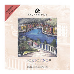 Magnani1404 PORTOFINO DS Hot Pressed Cotton Akrilik ve Sulu Boya Blokları 300g 20 Yaprak - Thumbnail