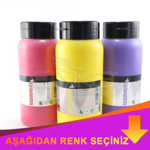 Maimeri Acrilico Akrilik Boya 1000ml İndirimli Renkler