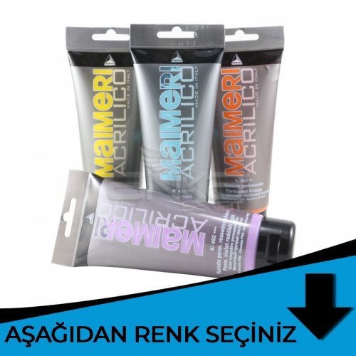 Maimeri Acrilico Akrilik Boya 200ml Mavi Tonlar