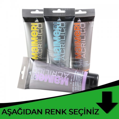 Maimeri Acrilico Akrilik Boya 200ml Yeşil Tonlar